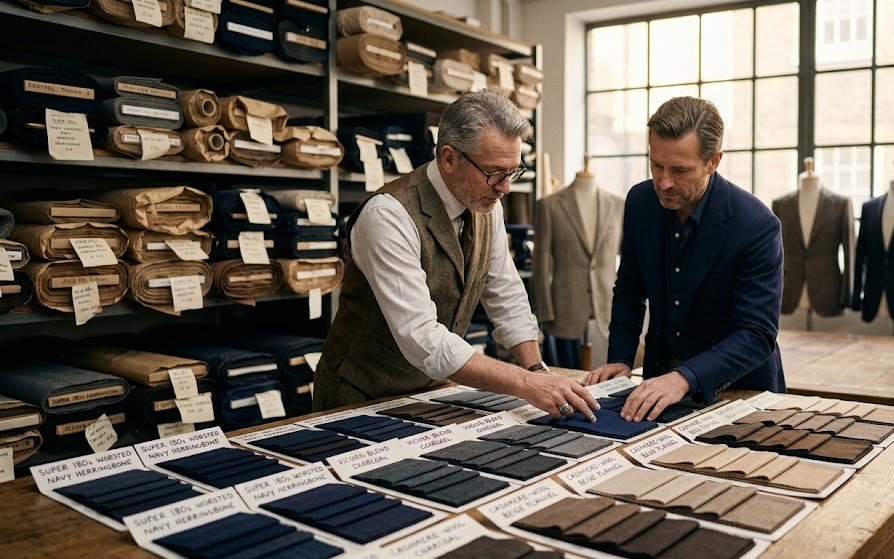 How to Choose the Right Fabric for Your Suit