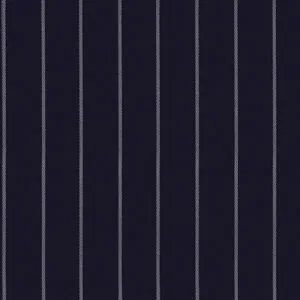 Navy Striped fabric swatch
