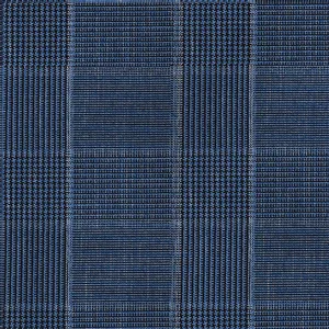 Blue Striped fabric swatch