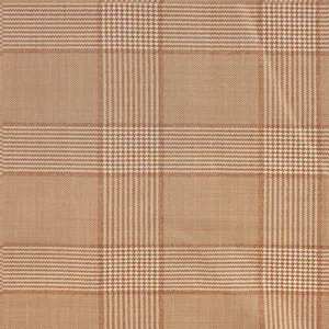 Tan Check fabric swatch