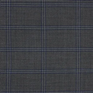 Mid Grey Striped fabric swatch