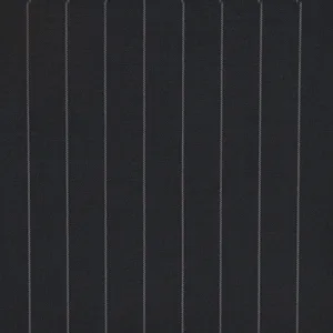 Charcoal Striped fabric swatch