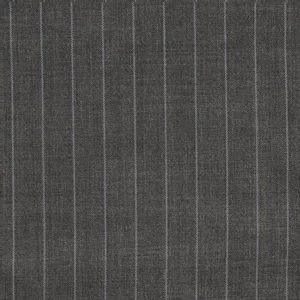 Charcoal Striped fabric swatch