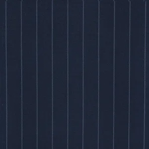 Blue Striped fabric swatch